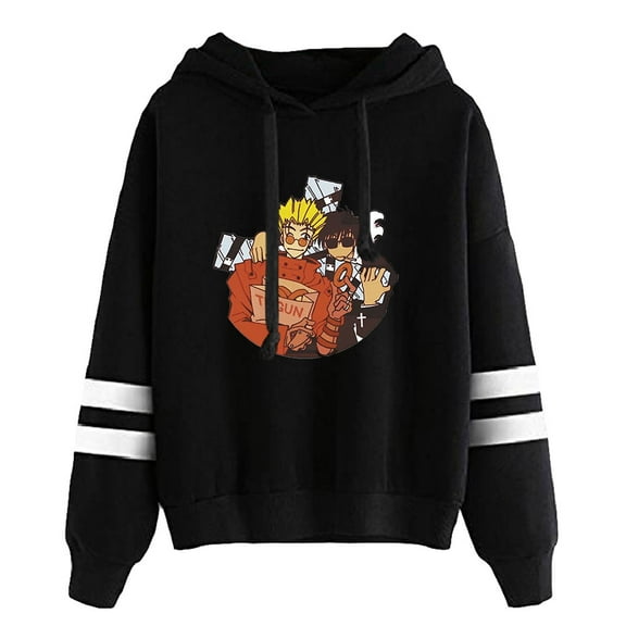 Trigun Stampede Pocketless Hoodie Sweatshirt Men Women Long Sleeve Casual Male Manga Streetwear