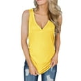thumbnail image 2 of Dellytop Womens V Neck Loose Fit Sleeveless Casual Summer Tank Tops, 2 of 5