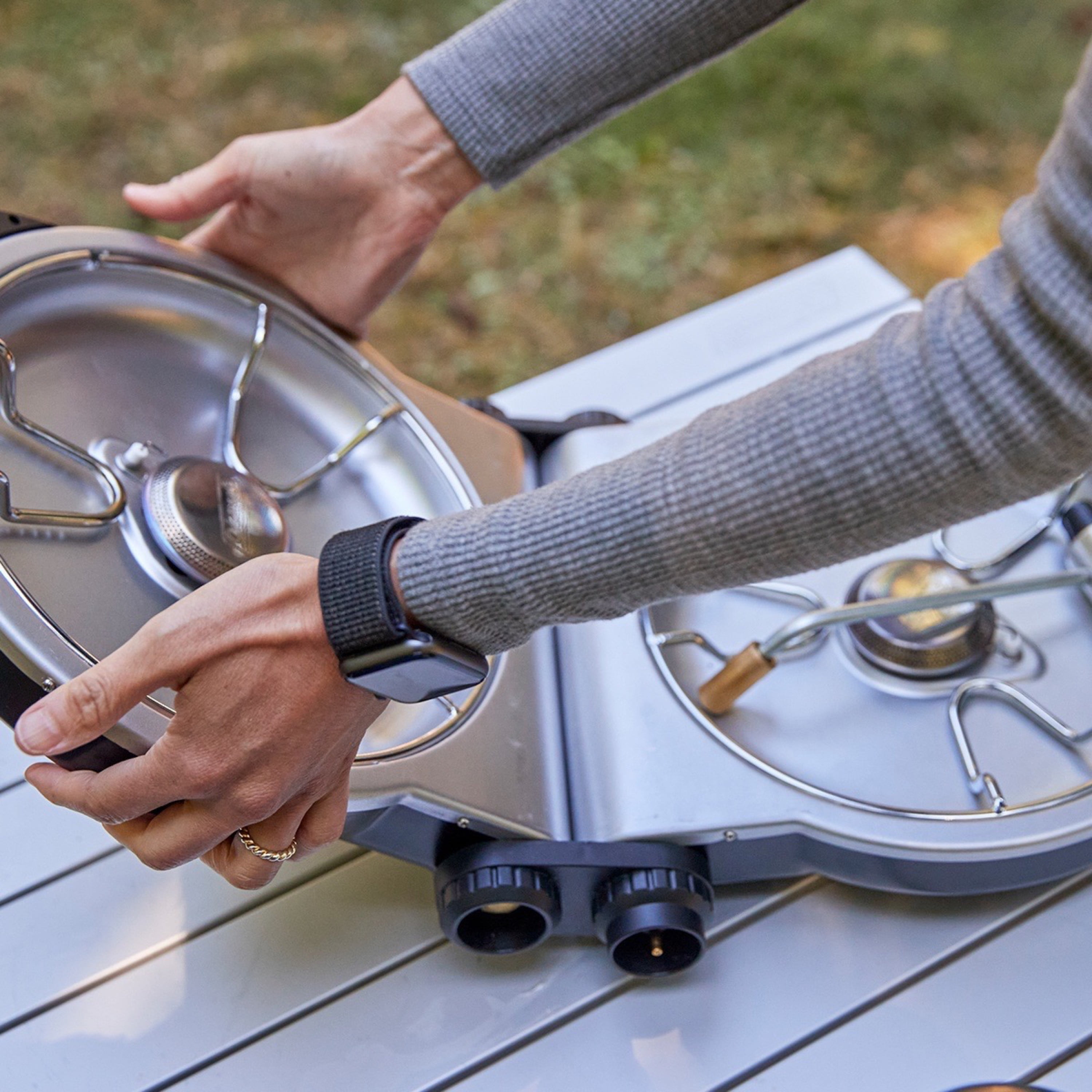 Coleman - Coleman コールマン　FOLD N GO フォールディング 2バーナー Coleman Fold N Go 2 Burner Propane Camping Stove - Walmart.com