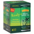 thumbnail image 2 of Reed's All Natural Real Ginger Ale, 12 fl oz, 4 Pack Box, 2 of 7