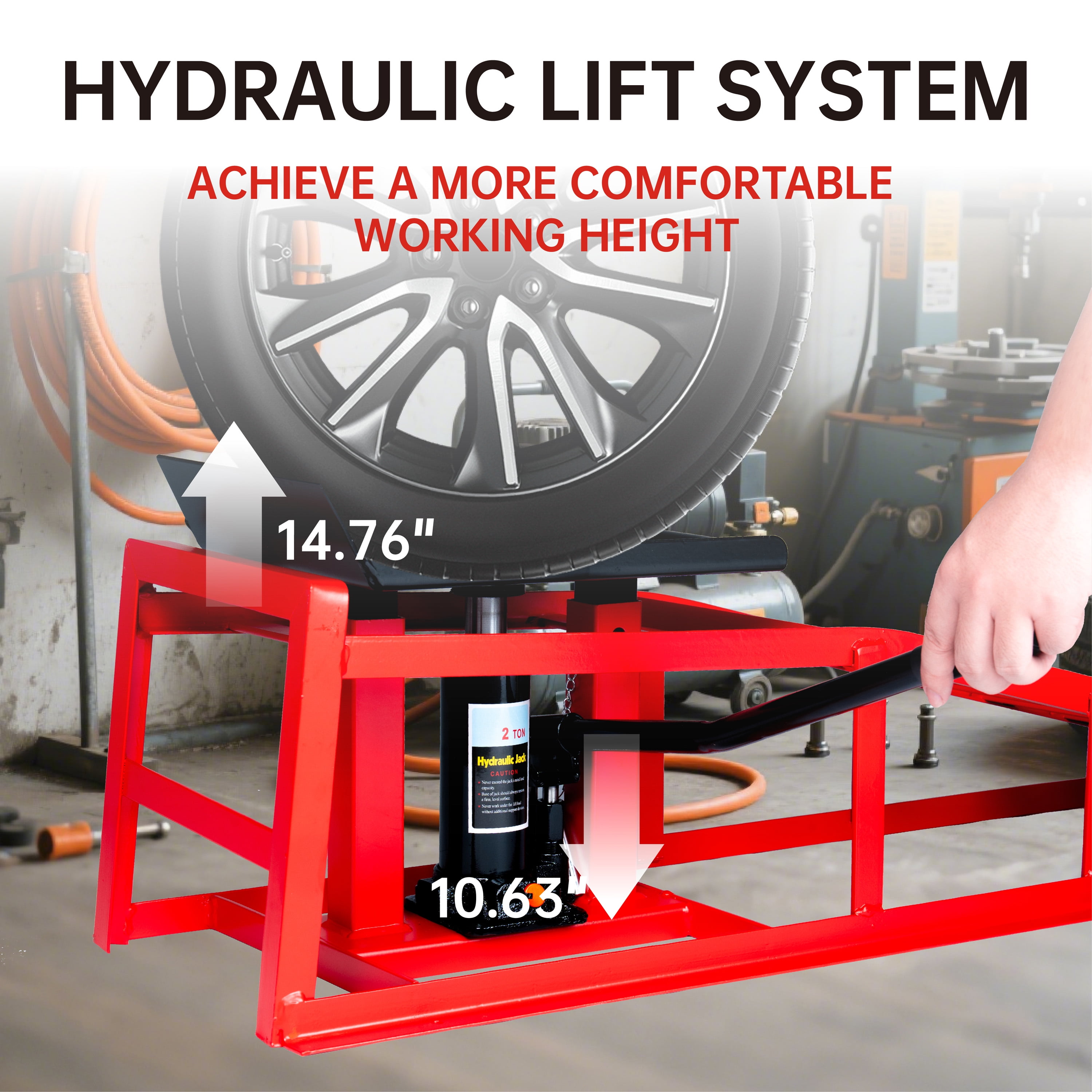 11000 LBS. HYDRAULIC CAR RAMPS