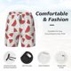 thumbnail image 3 of Fotbe Hand Drawn Watermelon Traje de Baño para Hombre – Shorts de Natación de Secado Rápido con Forro y Bolsillos-Medium, 3 of 6