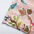 thumbnail image 4 of DriftAway Lauren Colorful Watercolor Tree Pattern Blackout Lined Grommet Window Curtain 84"L x 52"W Blush, 4 of 7