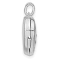 thumbnail image 3 of FJC Finejewelers 925 Sterling Silver Rhodium Plated Mom Heart Charm Locket 19 x 15 mm, 3 of 7