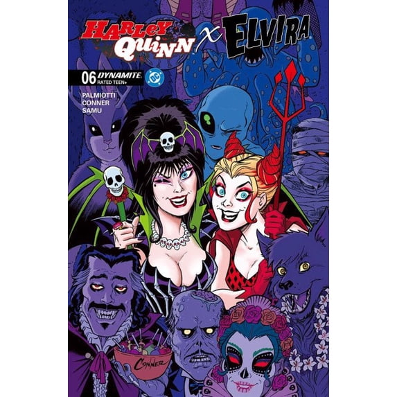 Harley Quinn X Elvira #6A VF ; Dynamite Comic Book