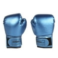 thumbnail image 1 of WDOplteas 2 Uds Guantes Lucha Entrenamiento Boxeo Guantes Kickboxing Cuero para (azul), 1 of 8