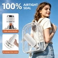 thumbnail image 4 of 3-in-1 Insulated Water Bottle, 34oz Leakproof Stainless Steel Thermos with Straw & Spout Lid, 316 Stainless Steel Interior(Beige), Handle & Adjustable Strap for Work, Gym, Travel & Hot or Cold Drinks, 4 of 12