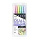 thumbnail image 1 of Tombow 56213 - Rotuladores de doble pincel, color pastel, paquete de 6 Rotuladores de punta fina y b, 1 of 2
