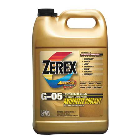 ZEREX Antifreeze Coolant,1 gal.,Concentrated