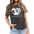 thumbnail image 2 of Womens Athletic Tops Tees Tops for Women Top Women Loose Blank Athletic Shirts Soft Long Sleeve Tee Shirts for Lightweight Workout Long Shirt plus Sleeve Womens Summer Tunics Cute Black S, 2 of 4