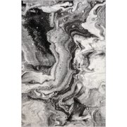 nuLOOM Remona Modern Abstract Area Rug, 4' x 6', Remona Grey
