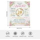 thumbnail image 5 of LHSHID 20th Birthday Gifts for Women 20th Birthday Decorations 20 Year Old Birthday Gifts for Her Gifts for 20 Year Old Female Best 20th Birthday Gift Ideas Throw Blanket 50"x60", 5 of 8