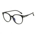 thumbnail image 2 of Summark Women's Classic Fashion Oval Candy Color Over-the-Counter Glasses Clear Lens Glasses, 2 of 3
