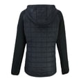 thumbnail image 3 of Women's Cutter & Buck Black Detroit Lions Rainier PrimaLoft Eco Hybrid Full-Zip Hoodie Jacket, 3 of 3