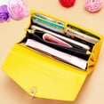 thumbnail image 5 of TAZAG pure leather women's long wallet ultra-thin first layer cowhide handmade wallet, 5 of 5