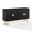 Matte Black, variant on Crosley Furniture Blair Mid-Century Wood/Steel Sideboard in Dark Brown/Gold