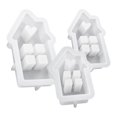 thumbnail image 1 of Molde Silicona para Casa Portavelas Té Moldes DIY 3D Pascua Y Navidad, 1 of 9