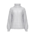thumbnail image 6 of Durtebeua Women'S Pullover Sweaters Autumn Lightweight Sweater Plus Size Slouchy Pullover Knitted Tops, 6 of 6