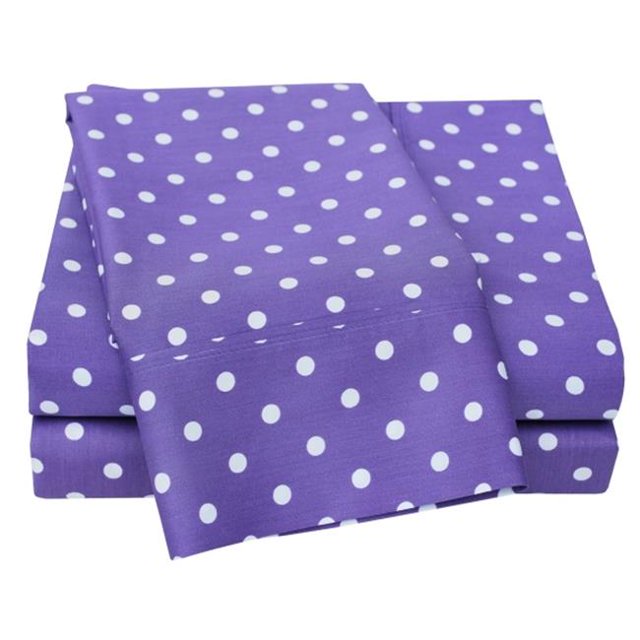 Impressions CR600FLSH PDLI Coton Riche 600 Fil Compter Polka Dot Ensemble Complet & 44; Lilas