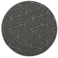 thumbnail image 1 of Furnish My Place Indoor Floor Rug - 11 ft. Round, Gray, Geometrical Print, Customized Area Rug for Bedrooms, Hallways, Living Rooms, 1 of 5