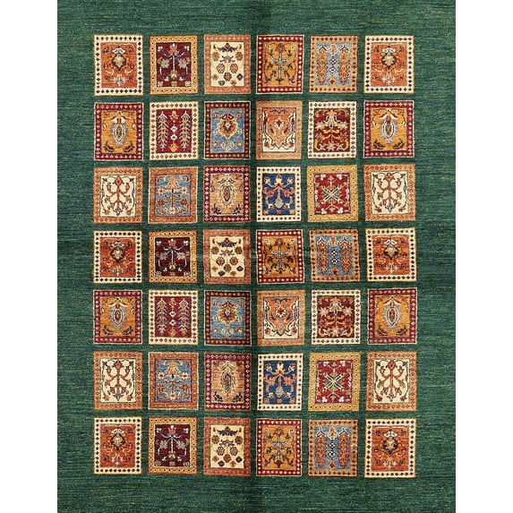 Ahgly Company Machine Washable Indoor Rectangle Abstract Bakers Brown Area Rugs, 2' x 5'