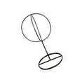 thumbnail image 1 of Ball Hat Stand Hat Rack Wig Holder Storage Display Stand Metal Black, 1 of 7