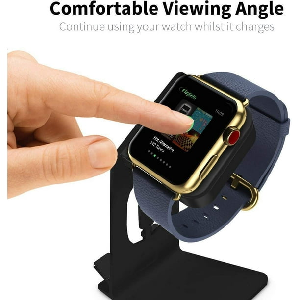 Orzly Duo Stand for Apple Watch Aluminium Desk Stand Becomes a