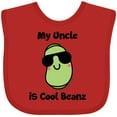 thumbnail image 3 of Inktastic Cool Beans Uncle Boys or Girls Baby Bib, 3 of 4