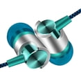 thumbnail image 3 of Worallymy Auricular con cable Estéreo bajo Auricular con cable Auricular interno para teléfono móvil de 3,5 mm con micrófono incorporado azul Worallymy JD735809637, 3 of 7