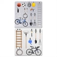 thumbnail image 3 of Gancho de Pared de Metal para Almacenamiento, Gancho para Bicicleta, Gancho de Pared Antideslizante, Apto para Escaleras y Herramientas de Jardinería, 3 of 6