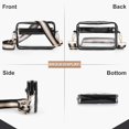 thumbnail image 2 of Kukuzhu Clear Bag Stadium Approved Clear Purse Concert Stadium Clear Crossbody Purse PVC Clear Shoulder Bag Sports, 2 of 6