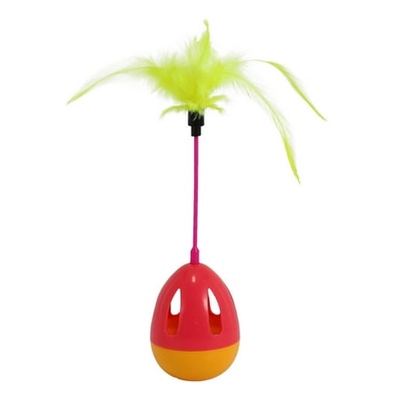 

Kitten Toys Balls Interactive Toys Teaser Wands with Feathers
