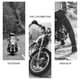 thumbnail image 4 of 1 par de manetas de freno de motocicleta con flecos y borlas para manillar de 22/25 mm, 4 of 5