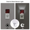 thumbnail image 3 of Cauagu Red Dragon On Black Print LED Nightlight,0.5W Night Lights Plug into Wall 1 Pack with Dusk-to-Dawn Light Sensor Soft Glow Lamp for Bathroom Adult Hallway-US, 3 of 7
