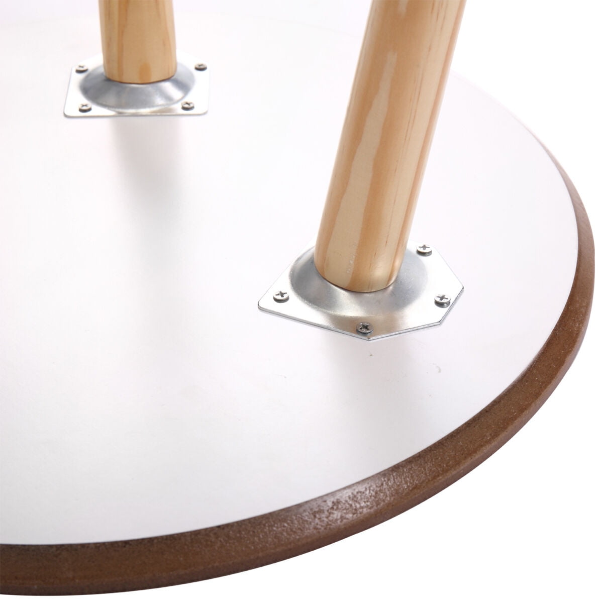 Kepooman Small Side Table, Modern Sofaside Coffee Table Round End Table Laptop Desk - White Kepooman Small Side Table, Modern Sofaside Coffee Table Round End Table Laptop Desk - White