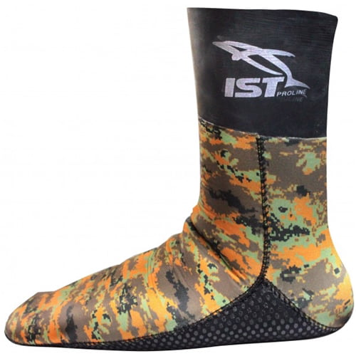 IST SKA0150-09 5mm Nylon II Neoprene Camouflage Spearfishing Socks 