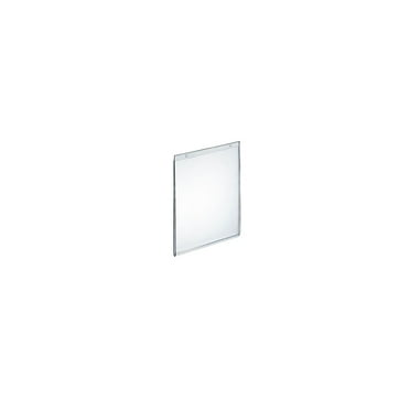 Azar 7" x 5 1/2" Vertical Wall Mount Acrylic Sign Holder Clear 10/Pack 162720