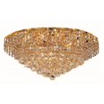 thumbnail image 1 of Elegant Lighting Belenus 26" 10 Light Spectra Crystal Flush Mount, 1 of 1