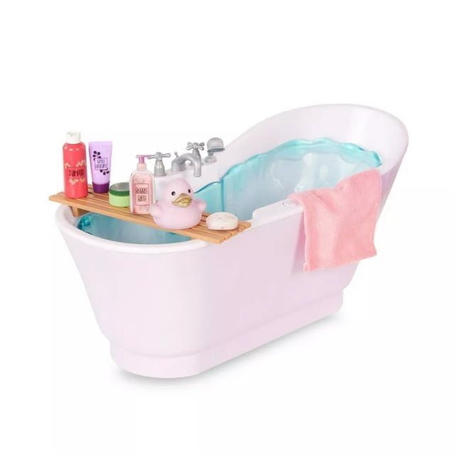 Bañera Burbujeante De Baño con Sonidos de Agua Y Accesorios De Our Generation