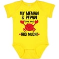 thumbnail image 3 of Inktastic Memaw and Pepaw Love Me Boys or Girls Baby Bodysuit, 3 of 5