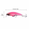 thumbnail image 3 of Bisitoy 2Pcs Floating Fishing Lures Set with Weedless Hook for Topwater Snakehead, 3 of 4