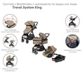 thumbnail image 2 of Carriola con Autoasiento Reversible y Reclinable con bambineto - Beige King D'Bebe -, 2 of 7
