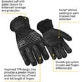 thumbnail image 2 of RINGERS R-313 Industrial Rescue Impact Extrication Gloves, Black Medium, 1 Pair, 2 of 5