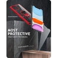 thumbnail image 2 of iPhone 11 Pro Max Case,[ Military Grade ] with [ Glass Screen Protector] 15ft. Drop Tested Protective Case | Kickstand | Compatible with Apple iPhone 11 Pro Max -Red, 2 of 7