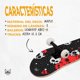 thumbnail image 3 of Patineta Profesional de Madera Skateboard Modelo Musa Calavera, 3 of 5