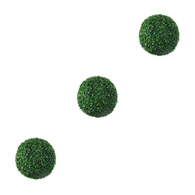 kurtrusly Balle en Plastique Réaliste Polyvalente Verte Intérieure Ou Extérieure 40cm 3Ensemble