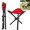 Red, variant on Travel Folding Camping Stool, Use Height 14" and Max Weight 300 lbs Outdoor Portable Party Chair Fishing Chair Seat for Camping Fishing Hiking Gardening and Beach Painting
