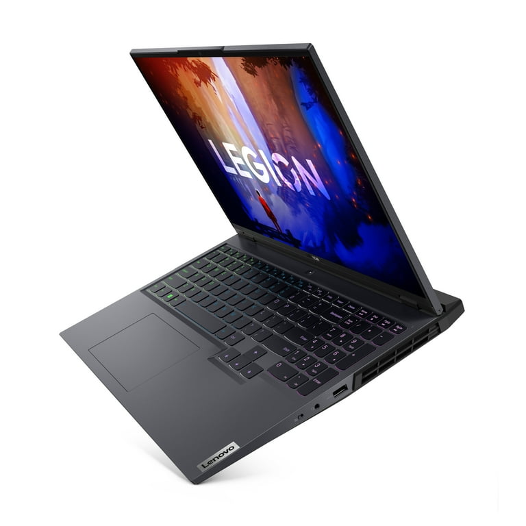 Lenovo Legion 5 Pro 16 Laptop, AMD Ryzen 7 6800H, NVIDIA GeForce RTX 3060,  16GB RAM, 512GB SSD, Windows 11 Home, Storm Gray, 82RG0005US 