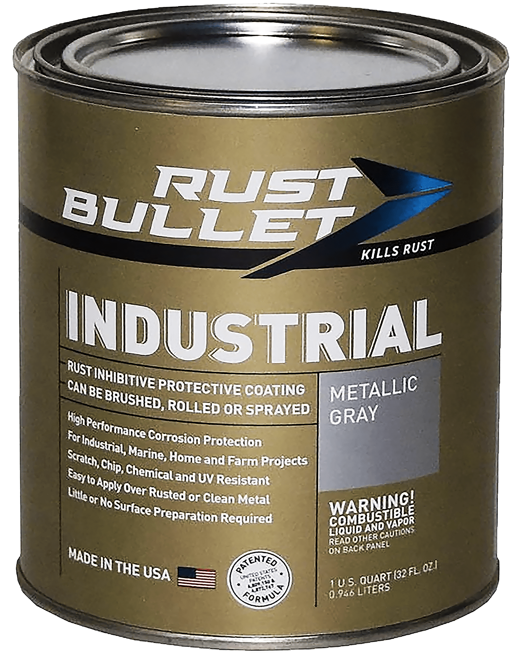 Rust Bullet Industrial Rust Inhibitor Paint, Industrial Strength