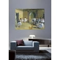 thumbnail image 2 of Wallhogs Degas The Dance Foyer at the Opera on the rue Le Peletier (1872) Poster Wall Mural, 2 of 2